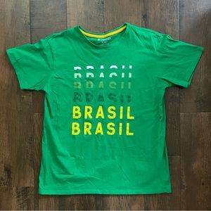 Brasil green t-shirt, size XL